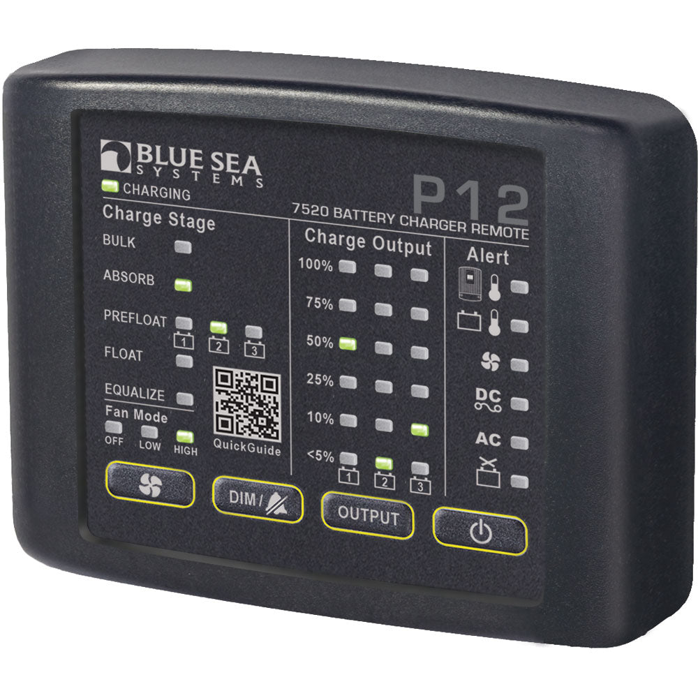 Blue Sea 7520 P12 LED Remote fBattery Chargers