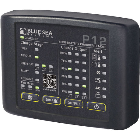 Blue Sea 7520 P12 LED Remote fBattery Chargers
