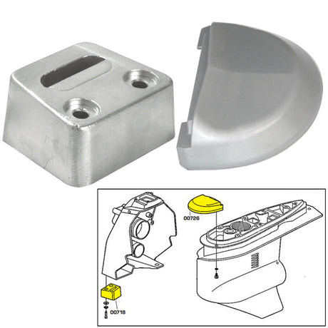 Tecnoseal Anode Kit wHardware  Volvo SX  Zinc