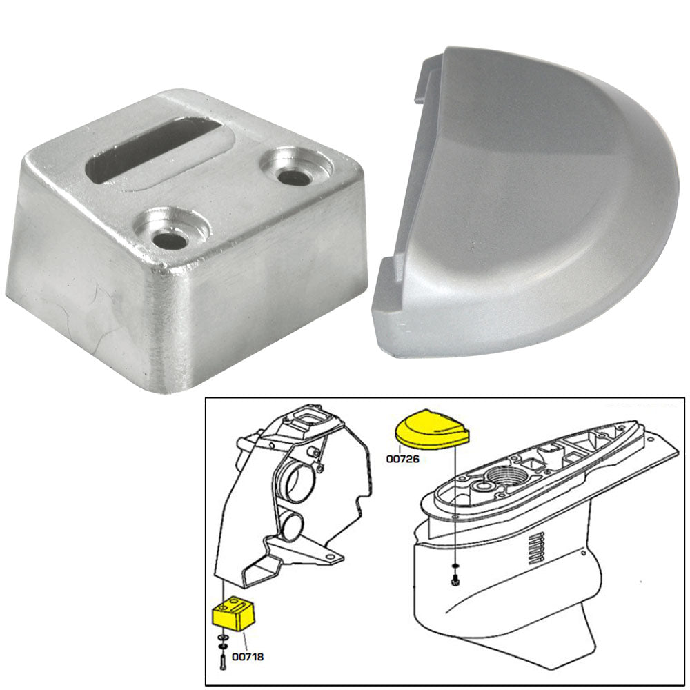 Tecnoseal Anode Kit wHardware  Volvo SX  Aluminum