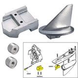 Tecnoseal Anode Kit wHardware  Mercury Alpha 1 Gen 1  Aluminum