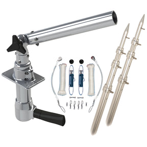 Rupp Revolution Top Gun Package w18 Poles  Complete Single Line Rigging Kit wKlickers Release Clips