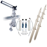 Rupp Z30 Top Gun Outrigger Kit w18 Poles  Complete Single Line Rigging Kit wKlickers Release Clips
