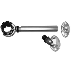 Rupp Threaded Antenna Support w6 Flat Mount Oval 4Way Base  15 Collar
