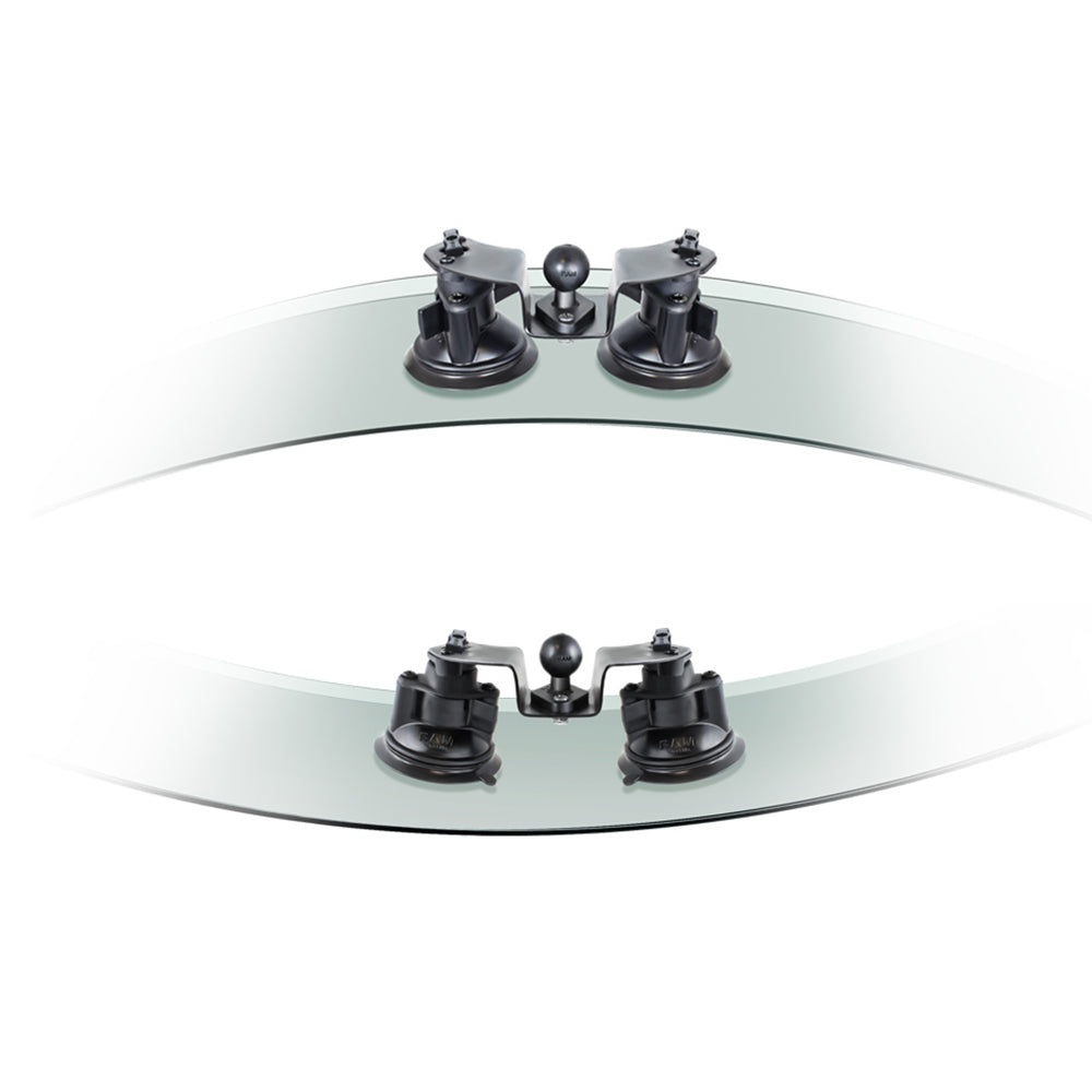 RAM Mount Dual Articulating Suction Cup Base w1 Ball Base