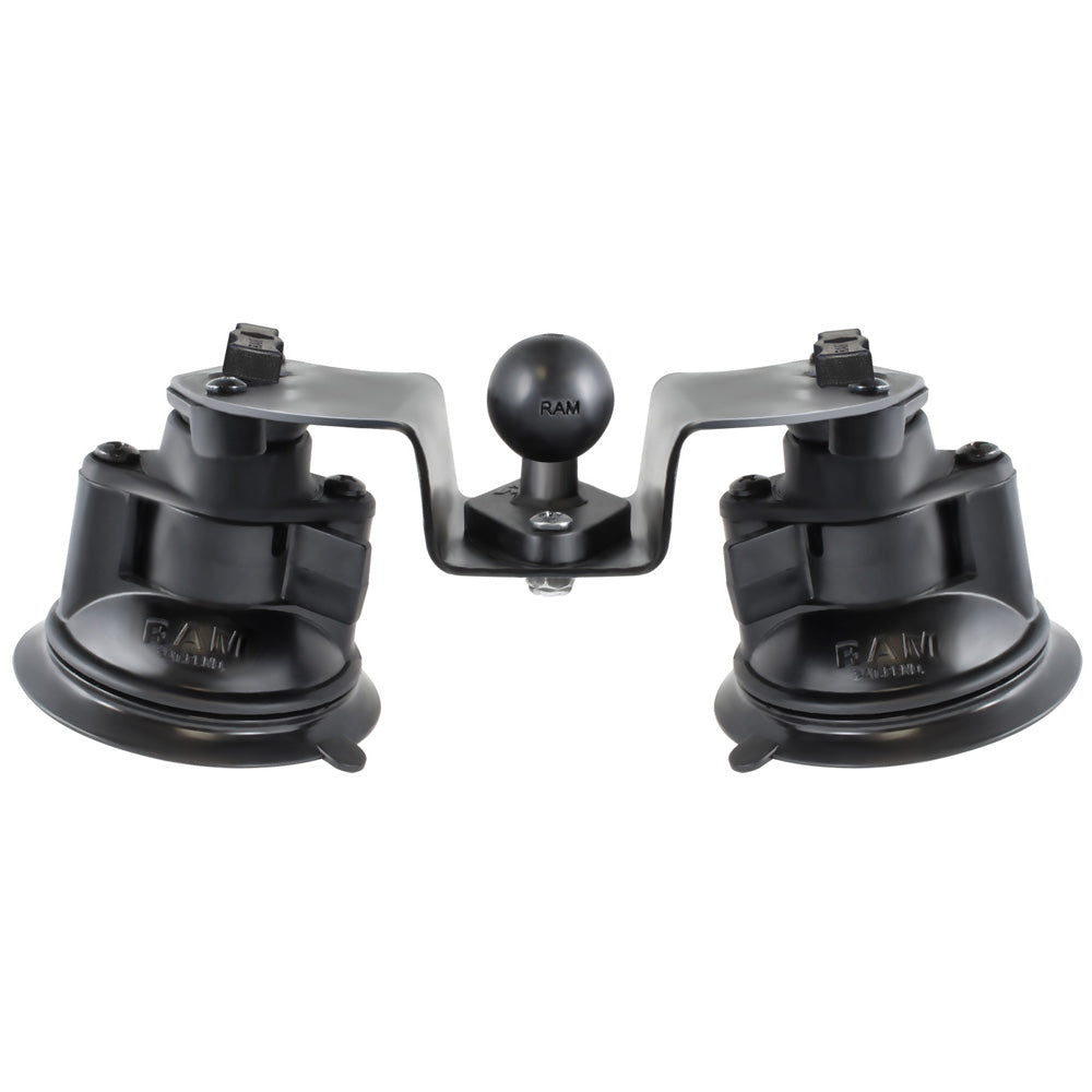 RAM Mount Dual Articulating Suction Cup Base w1 Ball Base