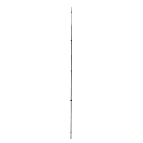 Rupp Center Rigger Pole  AluminumSilver   15