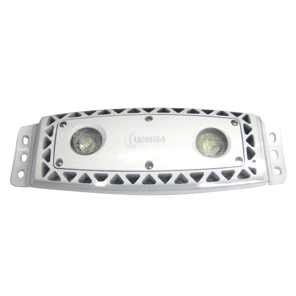 Lunasea High Intensity Outdoor Dimmable LED Spreader Light  White  1100 Lumens