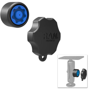 RAM Mount Mixed Combination PinLock Security Knob  Key Knob f1 Diameter B Size Arms