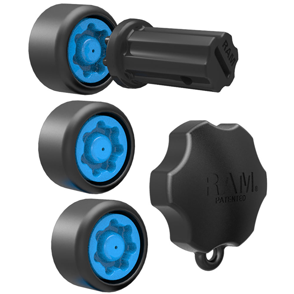 RAM Mount RAM PinLock Security Kit fSingle Swing Arms  Gimbal Brackets