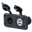 Marinco SeaLink Deluxe Dual USB Charger  12V Receptacle