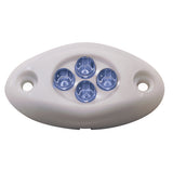 Innovative Lighting Courtesy Light  4 LED Surface Mount  Blue LEDWhite Case