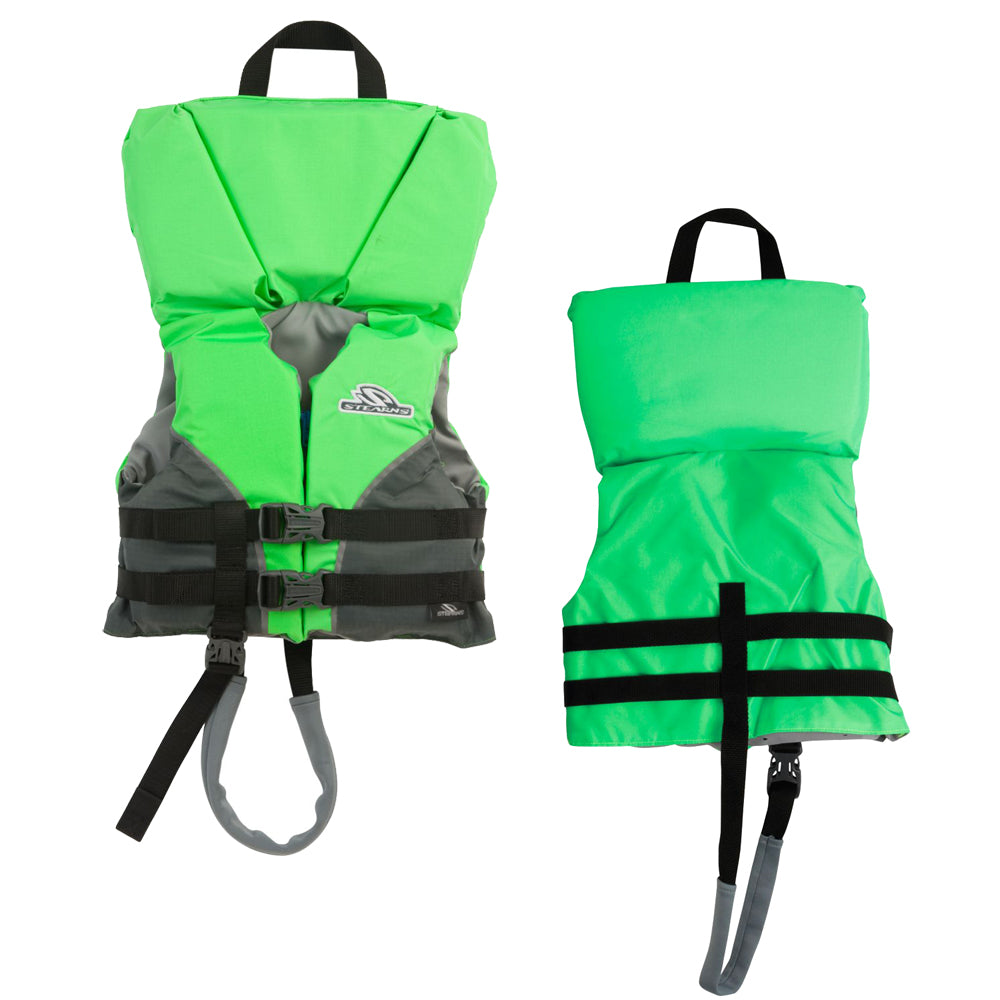 Stearns Infant HeadsUp Nylon Vest Life Jacket  Up to 30lbs  Green