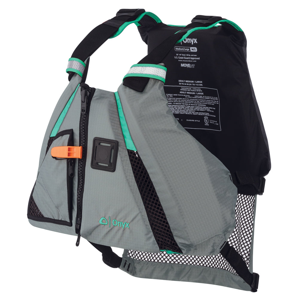 Onyx MoveVent Dynamic Paddle Sports Life Vest  XSSM  Aqua