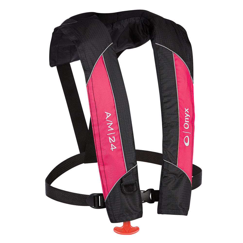 Onyx AM24 AutomaticManual Inflatable PFD Life Jacket  Pink