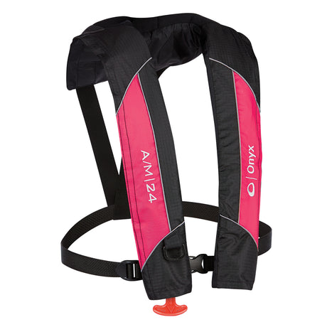 Onyx AM24 AutomaticManual Inflatable PFD Life Jacket  Pink