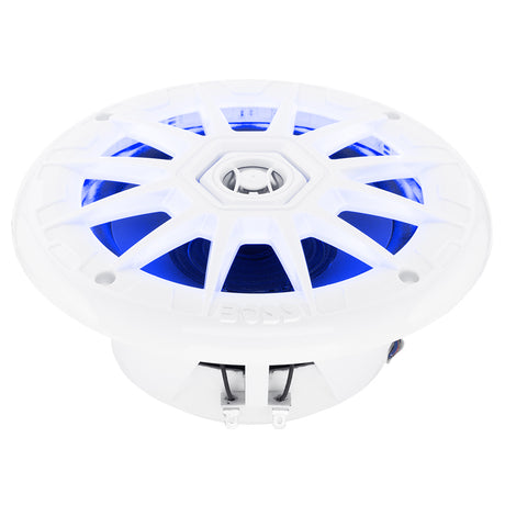 Boss Audio 65 MRGB65 Speakers wRGB Lighting  White  200W