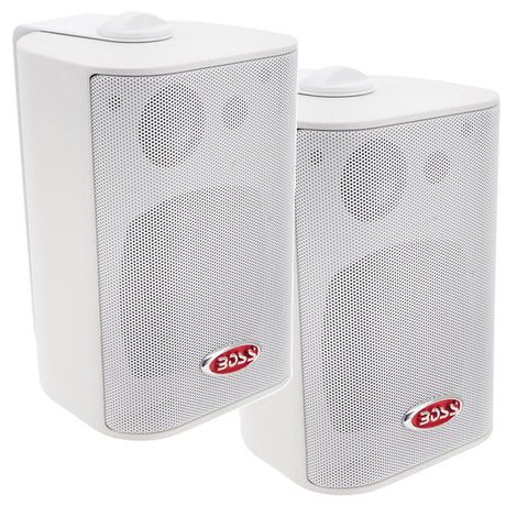 Boss Audio 4 MR43W Box Speakers  White  200W