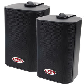 Boss Audio 4 MR43B Box Speakers  Black  200W