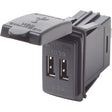 Blue Sea Dual USB Charger  24V Contura Mount