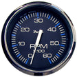 Faria Chesapeake Black 4 Tachometer  6000 RPM Gas Inboard  IO