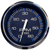 Faria Chesapeake Black 4 Tachometer  6000 RPM Gas Inboard  IO