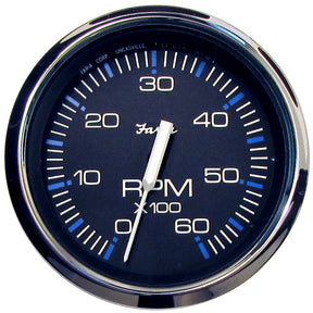 Faria Chesapeake Black 4 Tachometer  6000 RPM Gas Inboard  IO