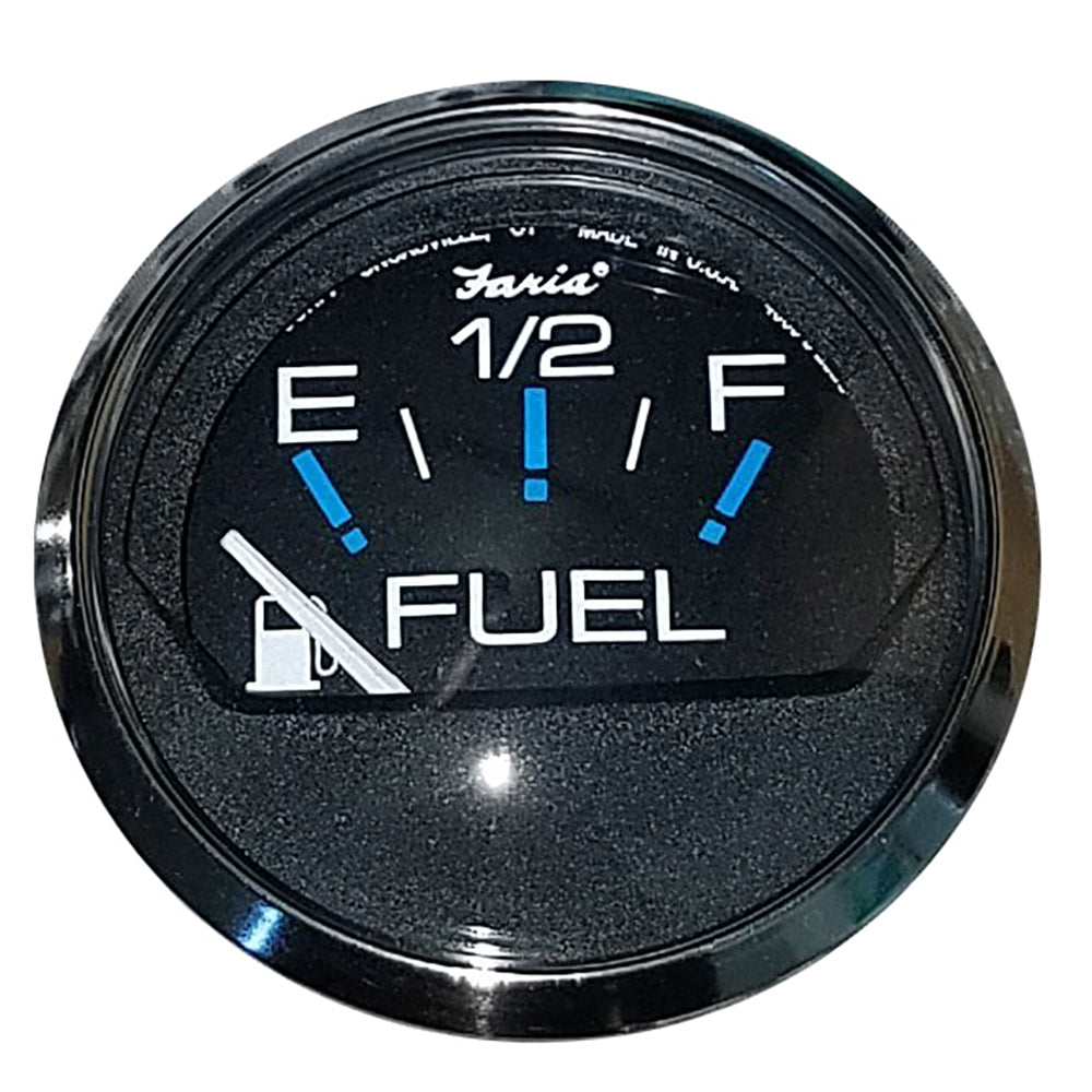 Faria Chesapeake Black 2 Fuel Level Gauge E12F
