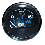 Faria Chesapeake Black 2 Oil Pressure Gauge 80 PSI