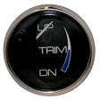 Faria Chesapeake Black 2 Trim Gauge Mercury  Mariner  Mercruiser  Volvo DP  Yamaha 01 and newer