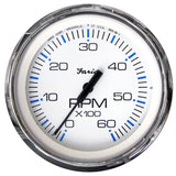 Faria Chesapeake White SS 4 Tachometer  6000 RPM Gas Inboard  IO