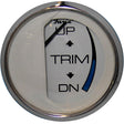 Faria Chesapeake White SS 2 Trim Gauge Mercury  Mariner  Mercruiser  Volvo DP  Yamaha  01 and Newer