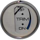 Faria Chesapeake White SS 2 Trim Gauge Mercury  Mariner  Mercruiser  Volvo DP  Yamaha  01 and Newer