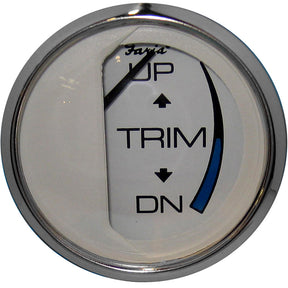 Faria Chesapeake White SS 2 Trim Gauge JESuzuki Outboard