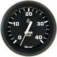 Faria Euro Black 4 Tachometer  4000 RPM Diesel Mechanical Takeoff