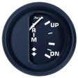 Faria Euro Black 2 Trim Gauge f Mercury  Mariner  Mercruiser  Volvo DP  Yamaha 01 and Newer