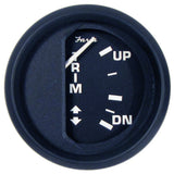 Faria Euro Black 2 Trim Gauge f JohnsonEvinrudeSuzuki Outboard