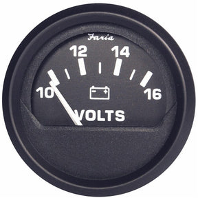 Faria Euro Black 2 Voltmeter 1016 V
