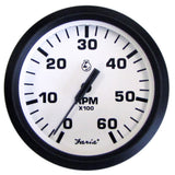Faria Euro White 4 Tachometer  6000 RPM Gas Inboard  IO