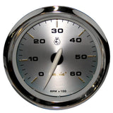 Faria Kronos 4 Tachometer  6000 RPM Gas  Inboard  IO