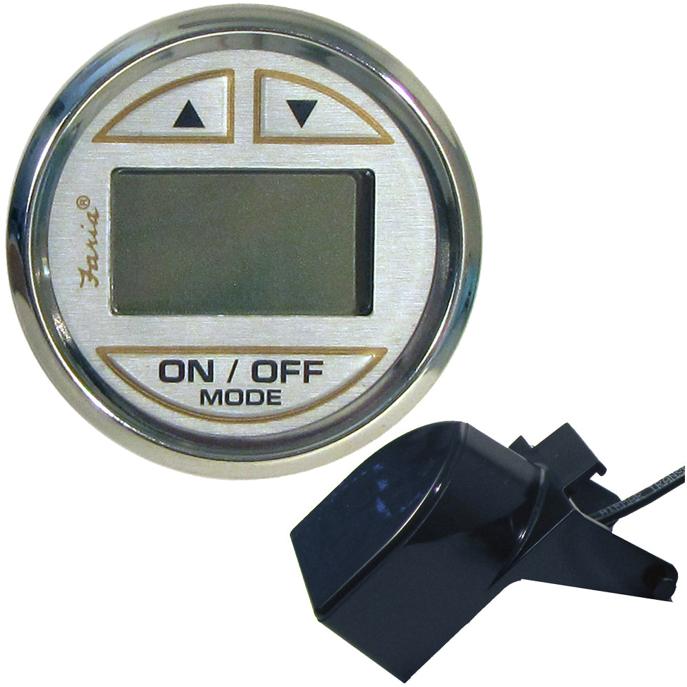 Faria Kronos 2 Depth Sounder wTransom Mount Transducer