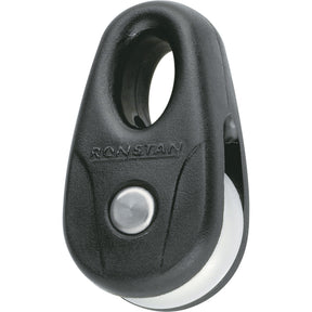 Ronstan Kite Block  Black wWhite Sheave Pair