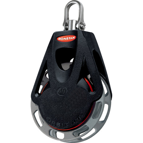 Ronstan Series 40 Ratchet Orbit Block  Single  Auto  Swivel Shackle Head