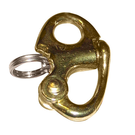 Ronstan Brass Snap Shackle  Fixed Bail  415mm 158 Length