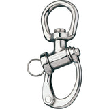 Ronstan Trunnion Snap Shackle  Large Swivel Bail  122mm 434 Length