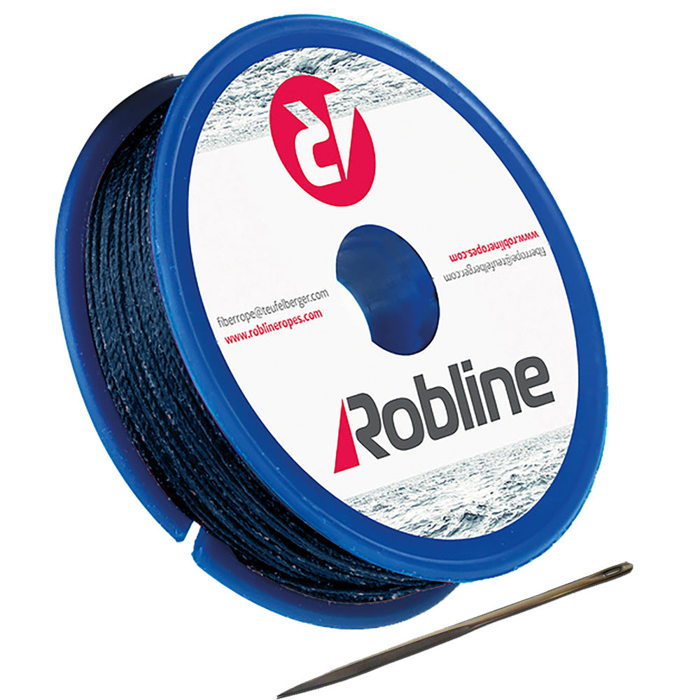 Robline Waxed Whipping Twine Kit  08mm x 40M  Dark Navy Blue