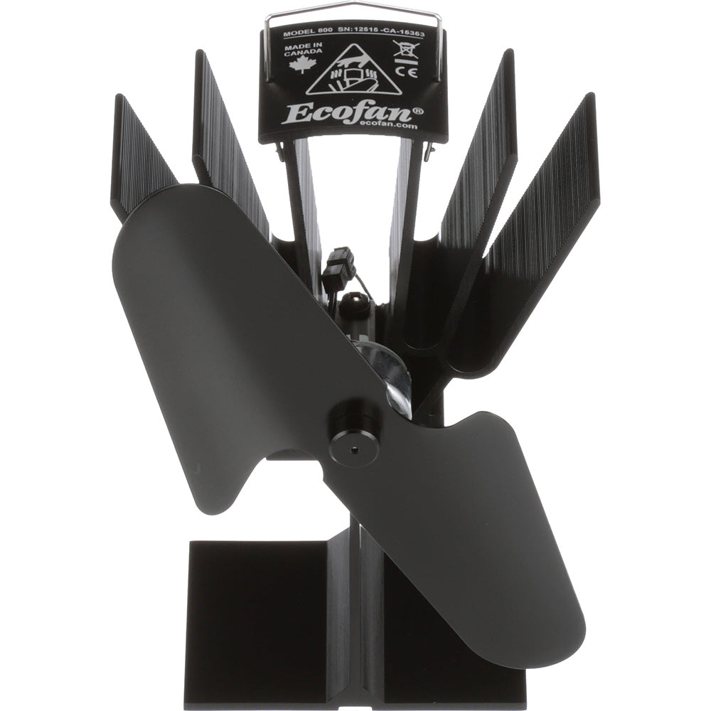 Ecofan by Caframo Original Heat Powered Stove Fan  Black Blade