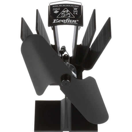 Ecofan by Caframo Original Heat Powered Stove Fan  Black Blade