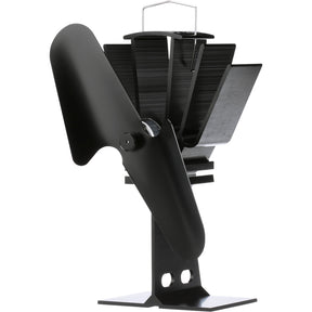 Ecofan by Caframo Original Heat Powered Stove Fan  Black Blade