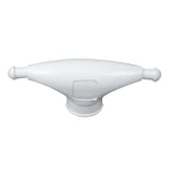 Whitecap Rubber Spreader Boot  Pair  Large  White